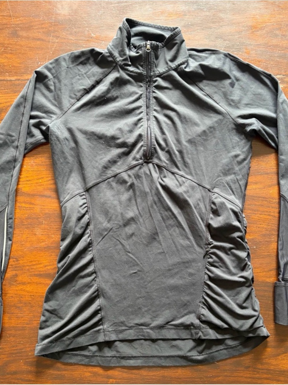 lululemon athletica Black Long-Sleeve Half-Zip Pullover